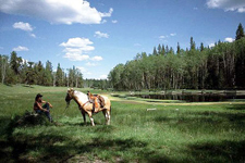 Canada-British Columbia-Cariboo Wilderness - Siwash Lake Ranch
